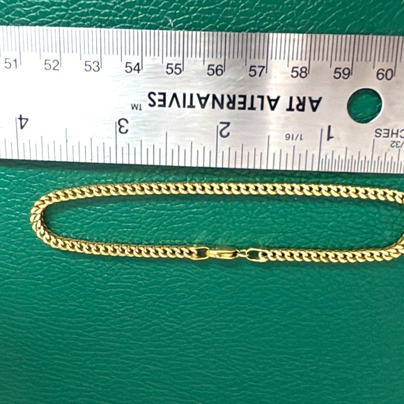 10k Gold Wheat Chain Bracelet Anklet ✨FIRM✨ - Picture 10 of 17